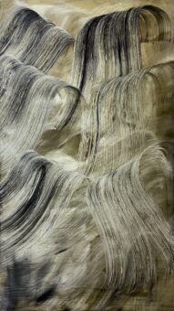 wanderung, 2016, Öl auf Leinwand, 300 x 170 cm
